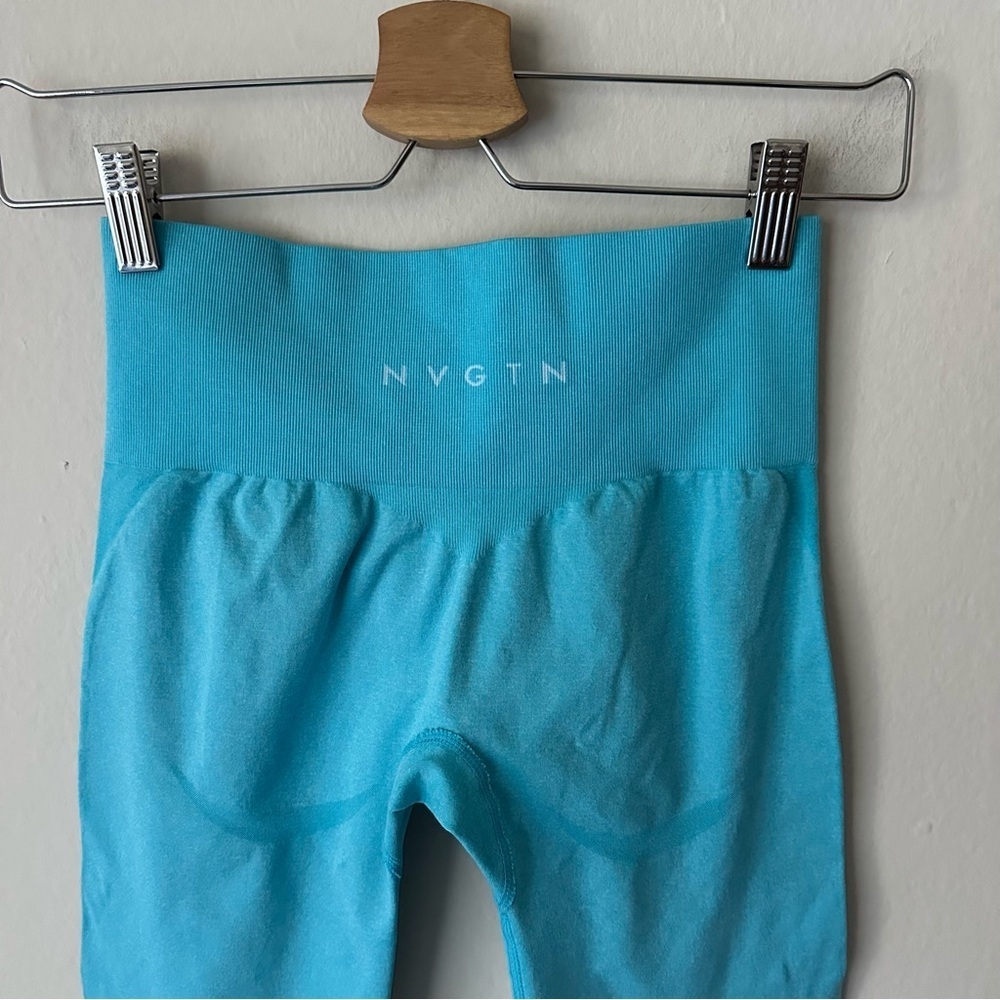 NVGTN Contour Seamless Leggings in Teal Size Small